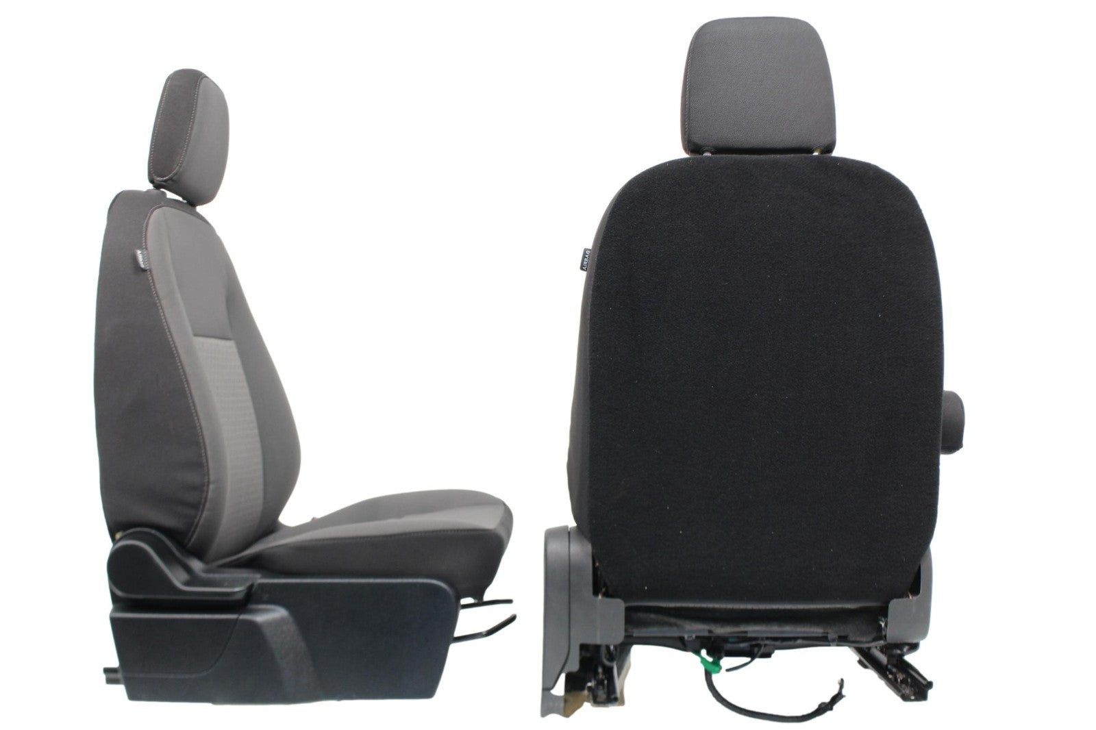 2015 - 2024 Ford Transit Front Seats, Dark Gray Cloth w/ 10-Way Power Heated LH