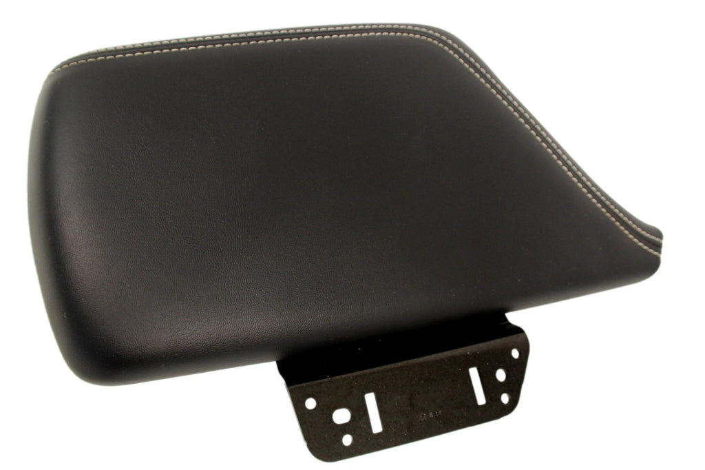 2015-2023 Dodge Challenger OEM Center Console Lid Armrest Black w/ Silver Stitch