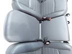 2009-2018 Dodge Ram Front Seats Set, Work Grade Gray Vinyl Split Bench Manual