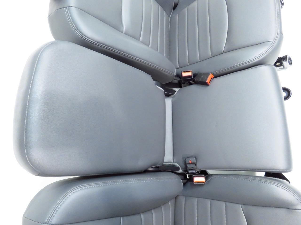 2009-2018 Dodge Ram Front Seats Set, Work Grade Gray Vinyl Split Bench Manual