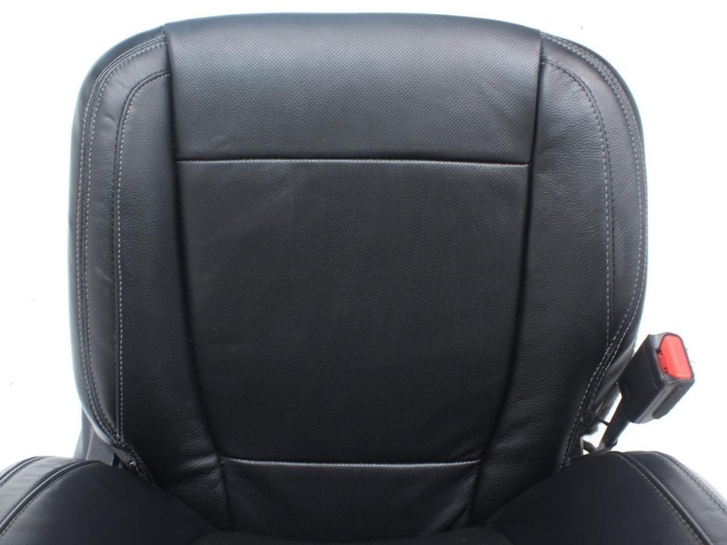 2015-2022 Ford F150 Super Duty Lariat Front Seats, Black Leather Heat Ventilated