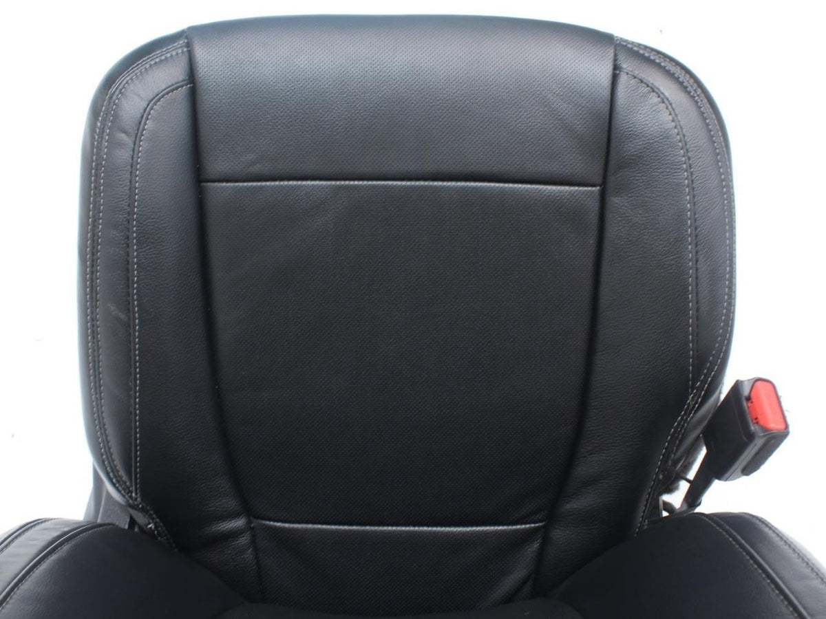 2015-2022 Ford F150 Super Duty Lariat Front Seats, Black Leather Heat Ventilated
