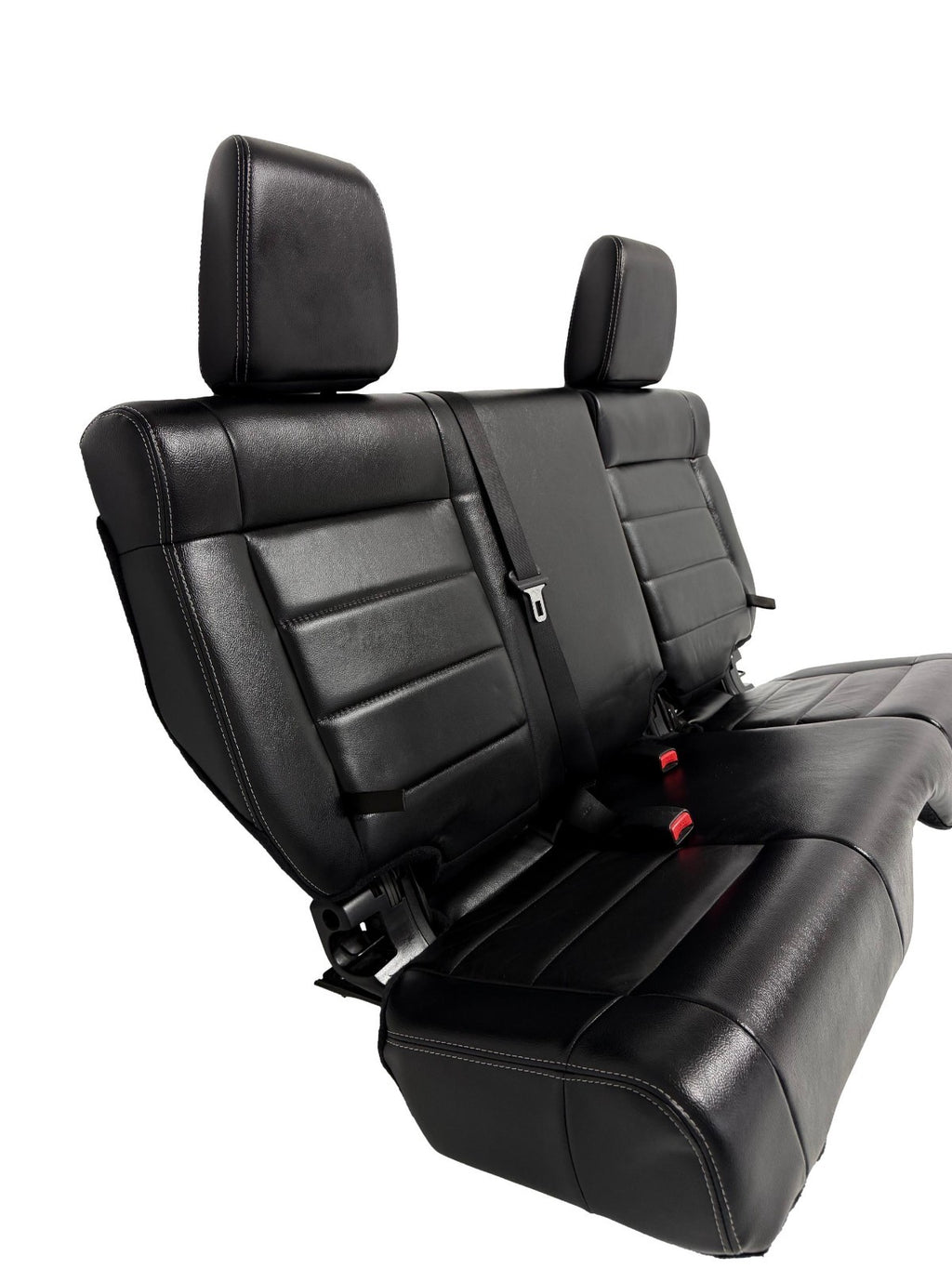 2007-2018 Jeep JK JKU 4-Door Wrangler Unlimited Seats Set, Black Leather Heat