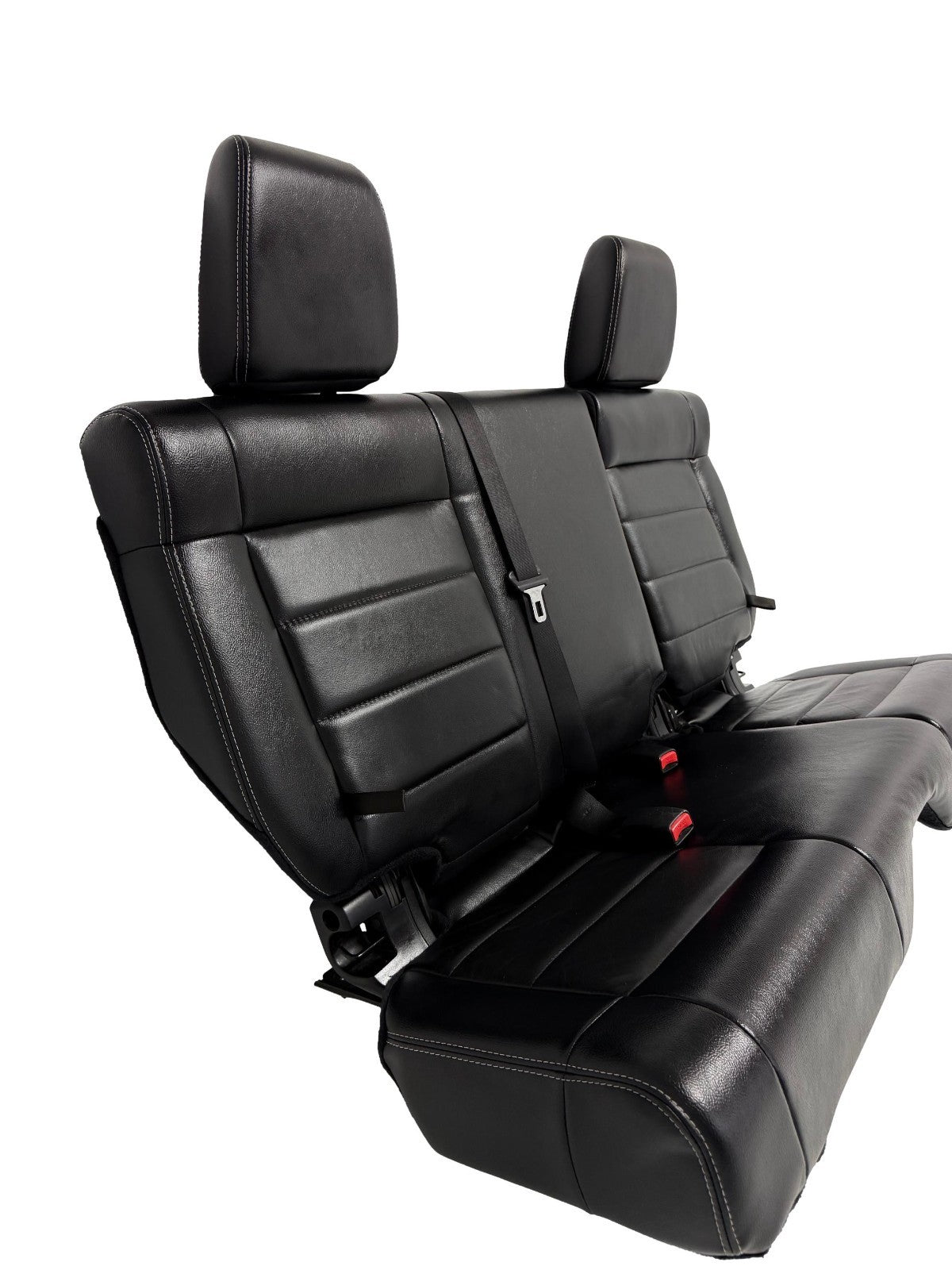 2007-2018 Jeep JK JKU 4-Door Wrangler Unlimited Seats Set, Black Leather Heat