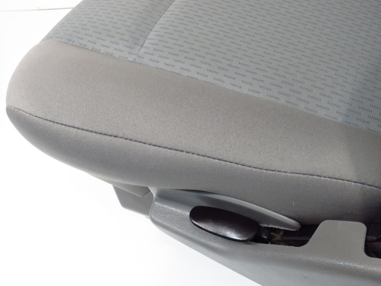 Ford Econoline Front Bucket Seats, Gray Cloth w/ Folding Armrests, Fits 1992+