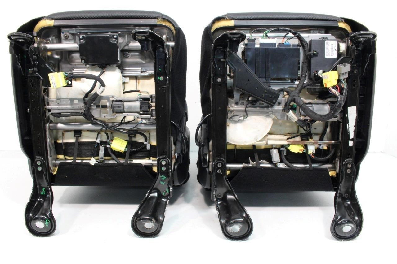 2009 - 2018 Dodge Ram Laramie Black Leather Heated & Cooled Front Seats