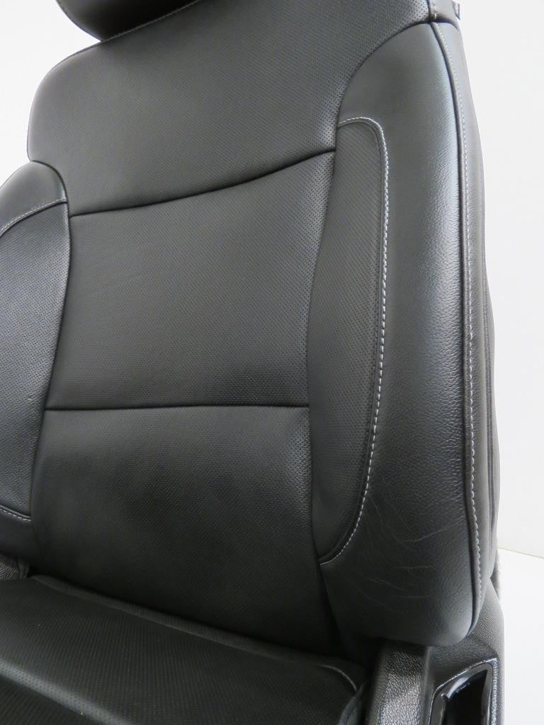 2014-2019 Sierra Chevy Silverado Front Seats, LTZ Black Leather, Heated Cooled