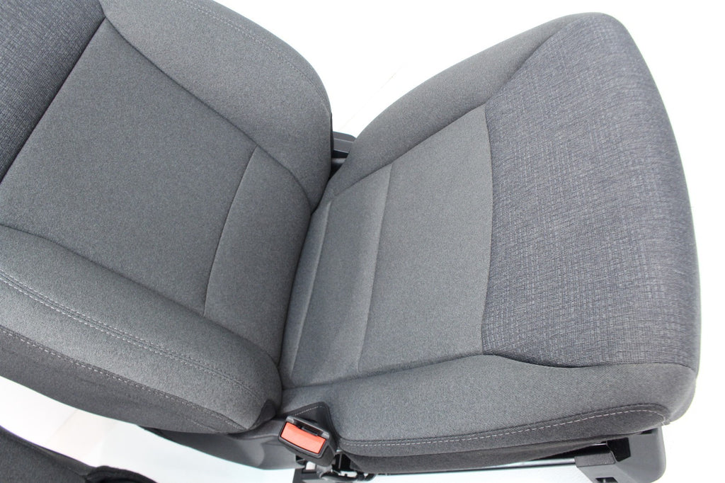 2021 - 2026 Ford F150 Super Duty Front Seats, XLT Gray Cloth 8-Way Power Driver