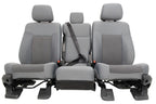 1999 - 2016 Ford Super Duty Front Seats, XL Steel Gray Cloth Manual w/ Jumpseat