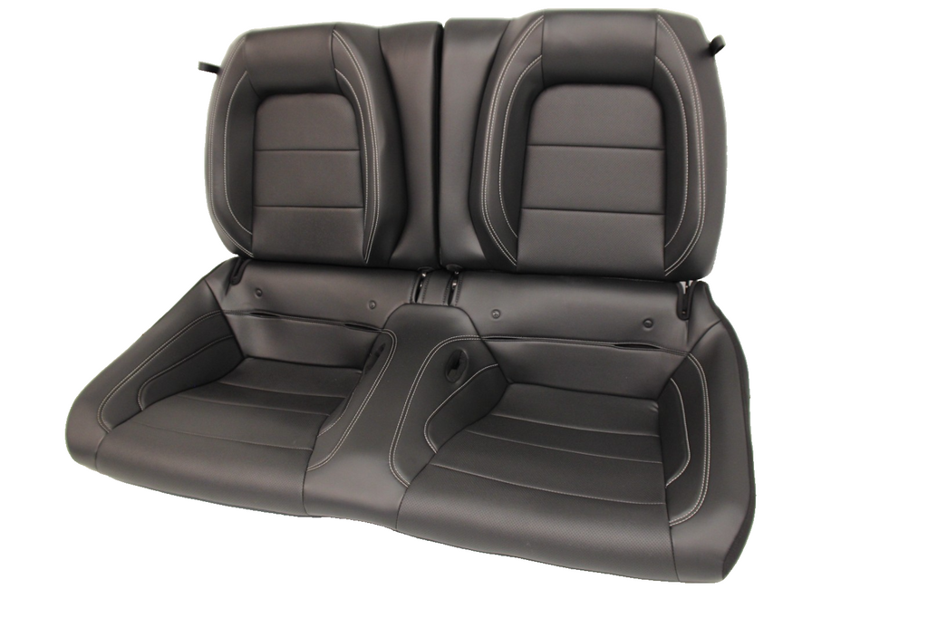 2015-2023 Ford Mustang Seats Set, Shelby GT500 Coupe Black Leather Heated Cooled