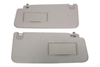 2019 - 2023 Dodge Ram 1500 LH RH Pair Sun Visor w/ Vanity Mirror Light Gray OEM