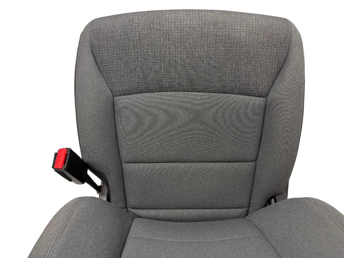 2021-2026 Ford F-150 Front Seats, XLT Mid 302A Gray Cloth OEM Dual Power Heated