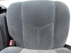 1999 - 2006 GM Sierra Silverado Front Seats Set, Manual Dark Gray Cloth 40-20-40