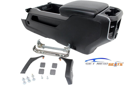 RAM 3500 FLOOR CENTER CONSOLE Ram 2500 BLACK HARDWARE BRACKETS BOLTS