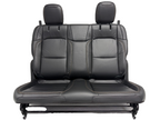 2018 - 2026 Jeep Wrangler JL Seats Set, 2-Door MOPAR Black Leather Orange Stitch