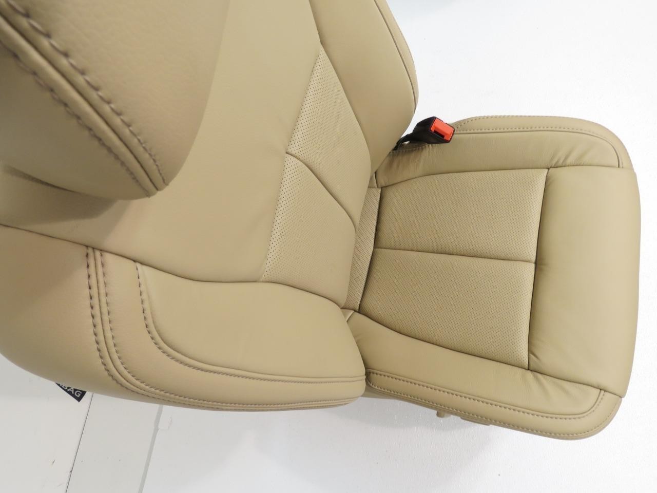 2015 - 2022 Ford F150 Super Duty Lariat Front Seats, Tan Leather Heat & Cool