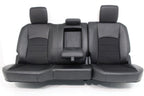 2009 - 2018 Dodge Ram Front & Rear Seats Set, Sport Black Vinyl & Cloth Heated
