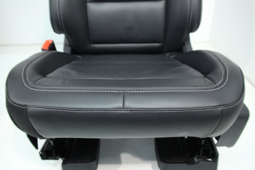2021 - 2026 Ford Bronco Seats Set, 4-Door Outer Banks Black Leather Heated OEM