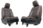 2015 - 2017 Ford Expedition King Ranch Front Seats, Mesa Brown Leather Heat Cool