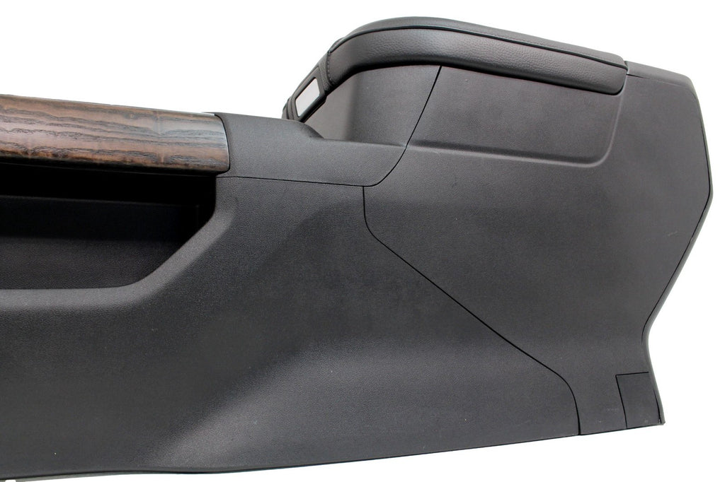2019 - 2023 GMC Sierra Chevy Silverado Center Console, Black w/ Woodgrain OEM