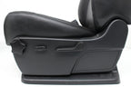 2007-2014 GM Silverado Tahoe Front Seats, LT Black Leather Lumbar w Driver Power