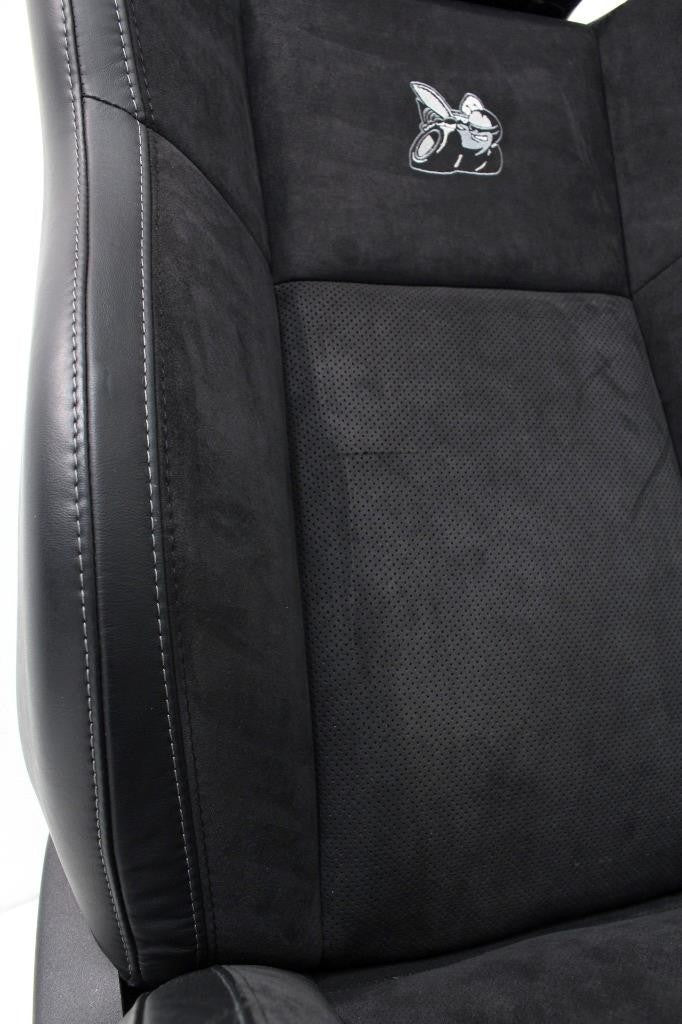 11-23 Dodge Charger SRT Seats, Scat Pack Black Alcantara Leather w/ Heat Cool