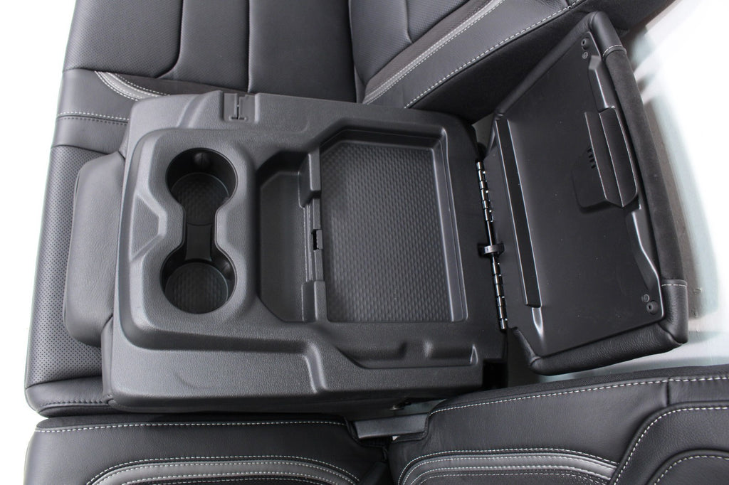 2019 - 2025 Ram 1500 Seats, Crew Cab Set, RHO Black Leather, Heated Cool Massage