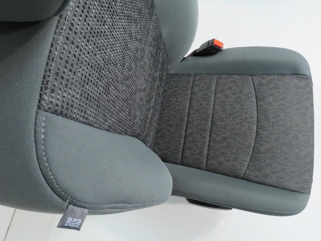 2009 - 2018 Dodge Ram Front Bucket Seats, Diesel Gray Cloth w/ Power Driver