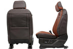 2015 - 2022 Ford F150 Super Duty Front Seats, King Ranch OEM Brown Leather
