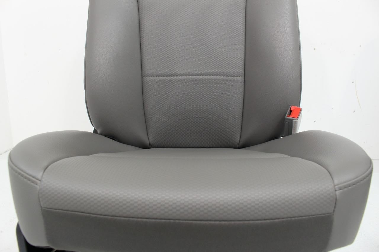 2015 - 2022 Ford F150 & Super Duty Front Seat Pair, All Cabs XL Earth Gray Vinyl
