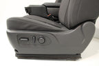 2019 - 2026 Chevy Silverado Split Bench Seat, LT Black Cloth w/ Power Driver