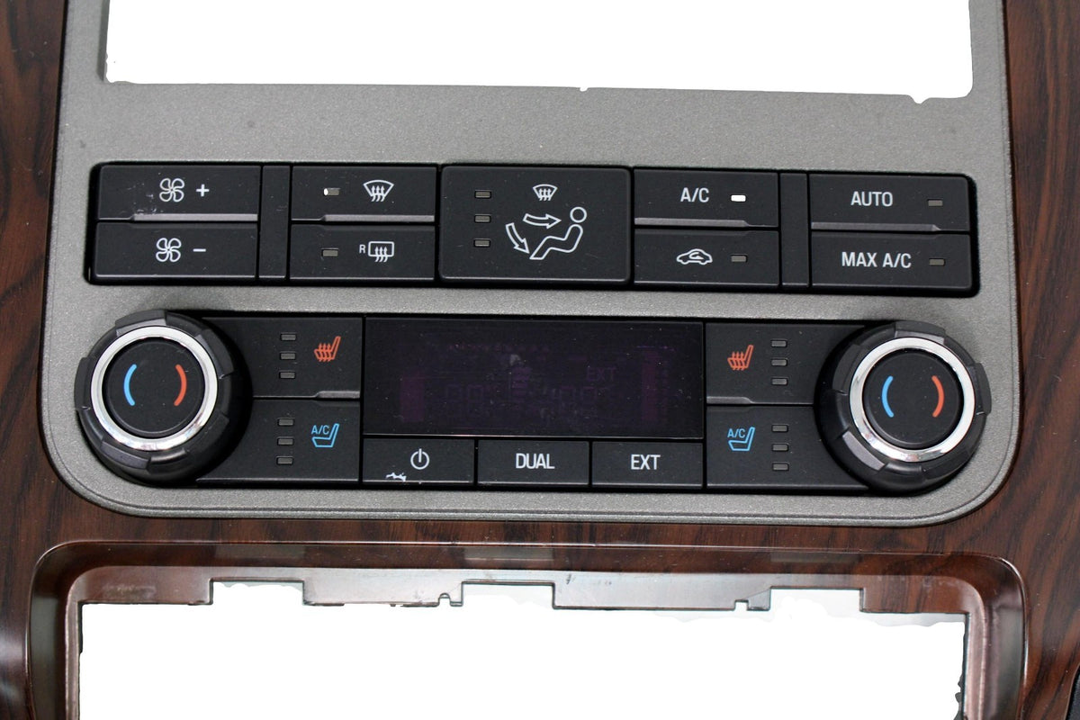 2011 - 2016 Ford Super Duty Radio Dash Bezel w/ HVAC Seat Switches SYNC 4WD AUX