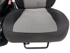 1998 - 2009 Ford Ranger Front Seats & Console, Black Gray Cloth , Extended Cab