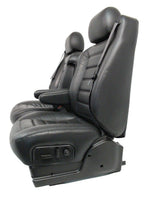 2003 - 2007 Hummer H2 Seats Set, Black Leather Powered Heated OEM