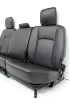 2009 - 2018 Ram Seats Rear Seats, Quad Cab Laramie Black Leather, 60/40 Split
