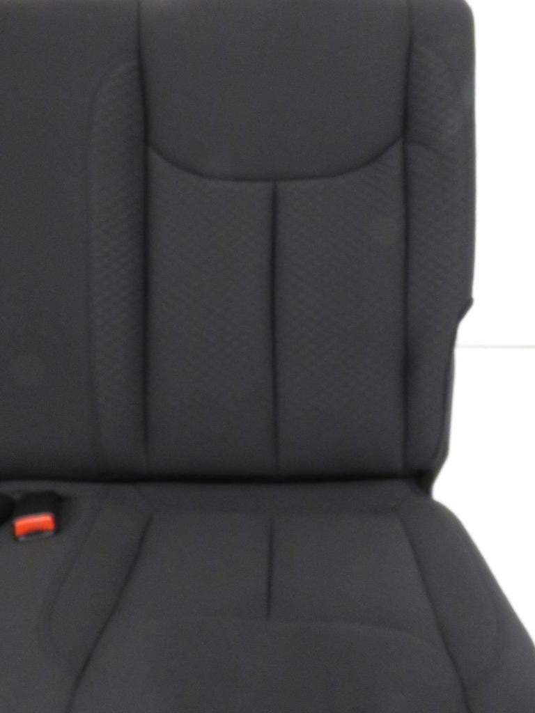 2007 - 2018 Jeep JK Wrangler 2-Door Rear Seat, OEM Black Cloth Folding Bench