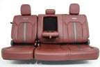 2018 - 2020 Ford F150 & Super Duty Platinum Seats Set, Dark Marsala Leather OEM