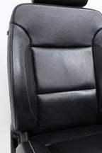 2014 - 2019 Sierra Chevy Silverado Front Seats, LTZ Power Black Leather, Heated