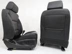 2014 - 2019 GM Sierra Silverado LTZ Seats, Front Rear Black Leather, Heat & Cool