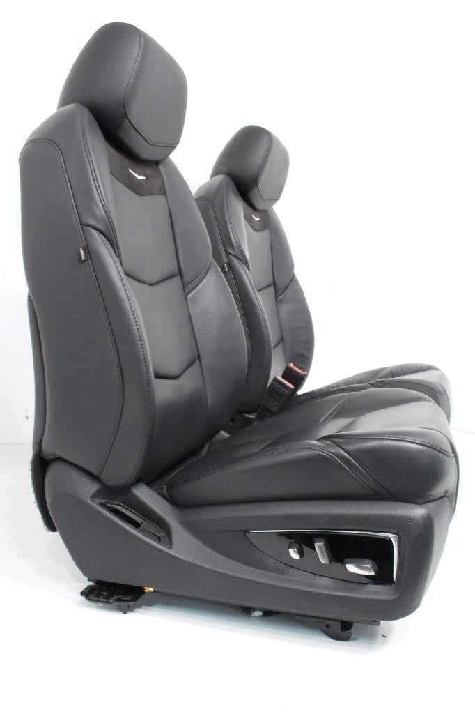 2016 - 2020 Cadillac Escalade Front Leather Powered Seats, Black