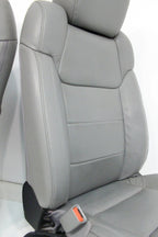 2014 - 2021 Toyota Tundra Seats Set Crewmax, OEM Gray Leather Heated Limited
