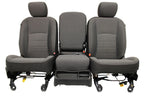 2019-2024 Ram Classic Front Seats, Diesel Gray Black Cloth, Manual w/ Jump Seat