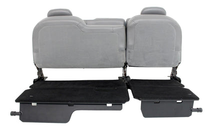 2002-2008 Dodge Ram Slate Gray Leather Seats & Woodgrain Business Console