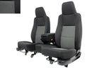 1998 - 2009 Ford Ranger Seats, 60-40 Split Bench, Black Gray Cloth, Extended Cab