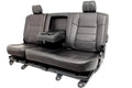 2008 - 2010 Ford Super Duty Crew Cab Rear Seats, Lariat Black Leather - Fits 99+