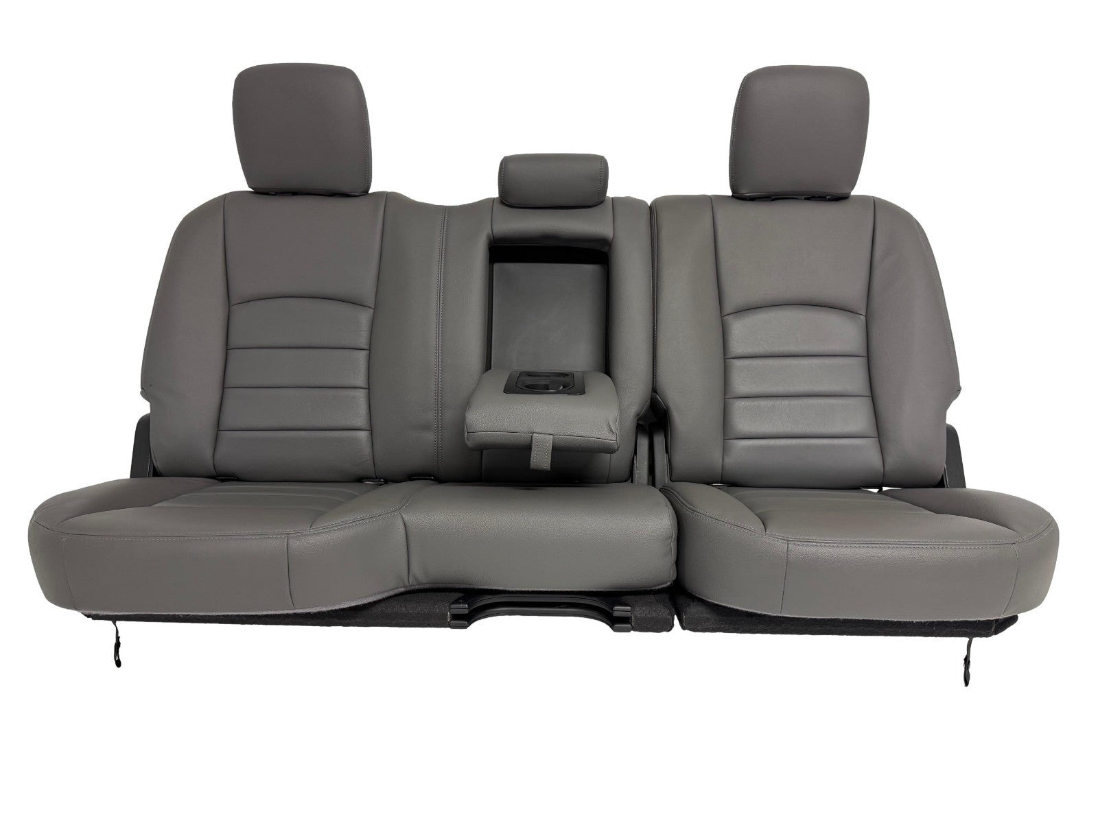 2009 - 2018 Dodge Ram Seats Set Crew Cab, Alea Gray Leather w/ OEM Power Driver