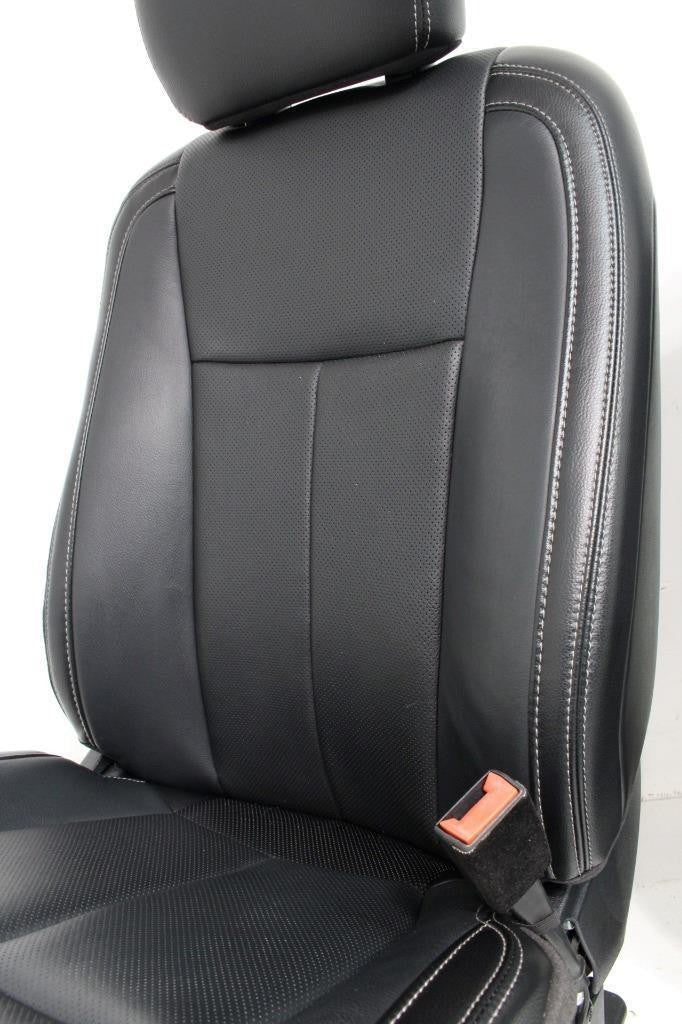 2015-2022 Ford F150 Super Duty Lariat Front Seats, Black Leather Heat Ventilated