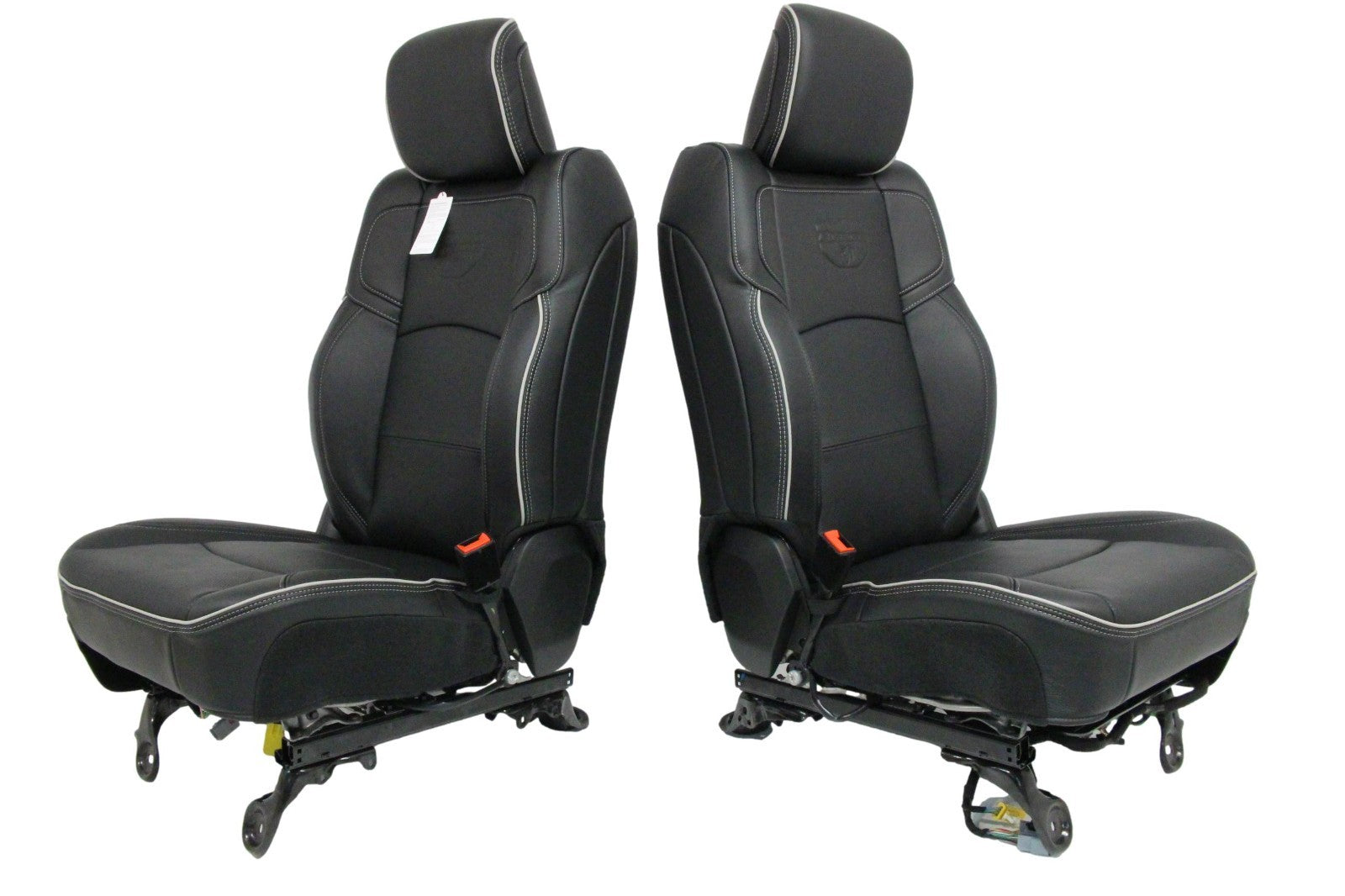 2019 - 2026 Ram 2500 3500 HD Seats Set, Rebel Black Leather Crew Cab Heat Cool