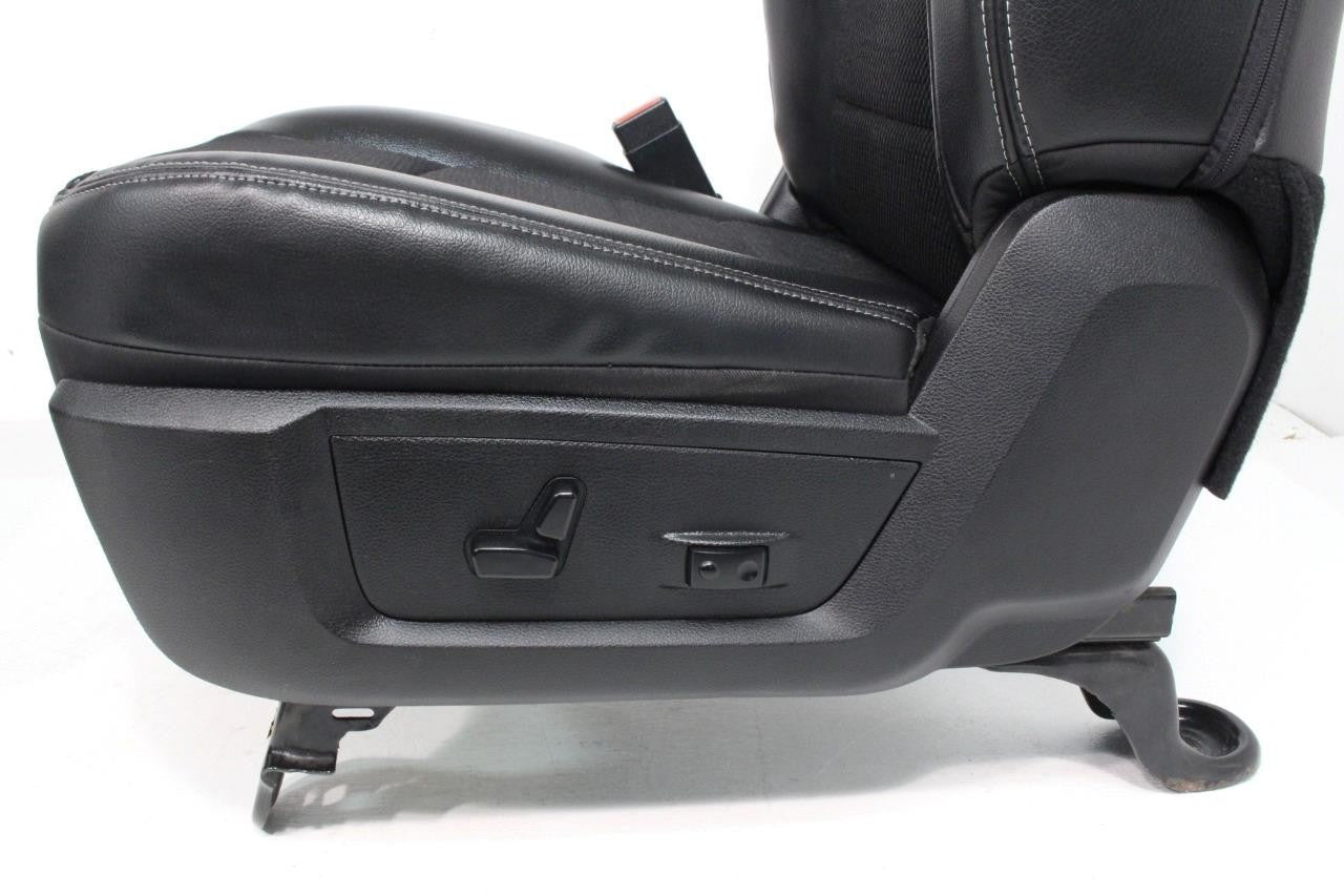 2002 - 2018 Dodge Ram Seats Set, Crew Cab, Sport Black Leather Powered Heated
