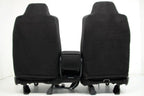 1998 - 2009 Ford Ranger Seats, Regular Cab 60-40 Split Bench, Black Gray Cloth